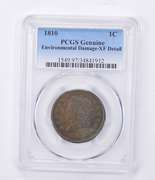 XF Detail 1810 Classic Head Large Cent - Environmental Damage - PCGS