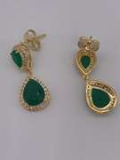 Lovely Emerald Green Earrings