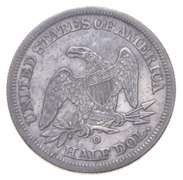 1844-O Seated Liberty Half Dollar