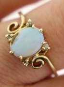 14K YellowGold Opal Ring