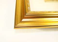 Italian Handcrafted Collectible Cert. Gold Leaf Scenery