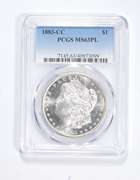MS63 PL 1883-CC Morgan Silver Dollar - Graded PCGS