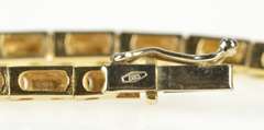 14K Yellow Gold 2.80 Ctw Diamond Cluster Bar Collar Chain Necklace