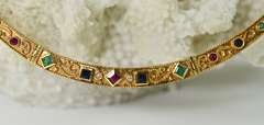 Fabulous Byzantine-Inspired Multi-Stone 18K Necklace