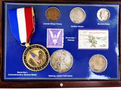 World War I Historical Collection with Showcase