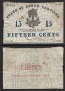 15 Bank State of South Carolina Obsolete