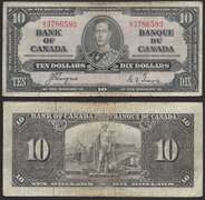 $10 1937 French & English Bank of Canada