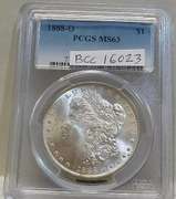 1880-O Morgan Dollar PCGS MS-63 hard date