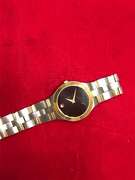 MENS TWO TONE MOVADO MUSEUM DIAL WATCH