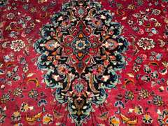 MAGNIFICENT  PERSIAN MASHAD RUG 8x11