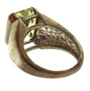 Vintage Sterling Silver Fancy Jonquil Ring