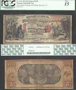 $5 1874 National GOLD BANK Note RARE VARIETY Ch.2158 SAN JOSE, CA PCGS FINE 15