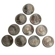10 Enamel State Quarters