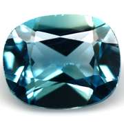 Lusterous 4.73ct cushion cut Swiss blue Topaz