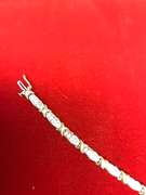 ladies two tone diamond bracelet 2.00 carat tw.