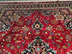 MAGNIFICENT  PERSIAN MASHAD RUG 8x11