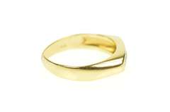 18K Yellow Gold 0.37 Ctw Natural Sapphire Diamond Accent Ring