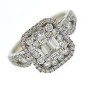 Dazzling 1 Carat Diamond Ring in 18K