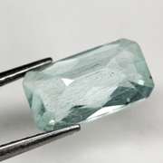Checkerboard top 3.44ct untreated Aquamarine