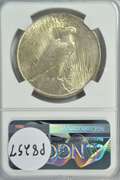 Gem BU 1923 Peace Silver Dollar. NGC MS65