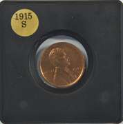 Scarce 1915-S Lincoln Cent. AU/Unc Details