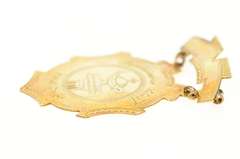10K Yellow Gold Sophomore Class 1st Prize Victorian Medal Pin/Brooch