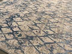 MAGNIFICENT CARVED MODERN RUG 8x11