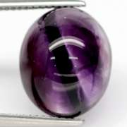 Really cool 9.98ct striated Amethyst cabochon