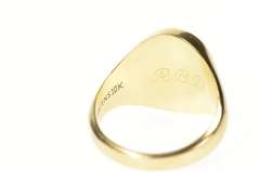 10K Yellow Gold 1999 Drexel University Ornate Class Signet Ring