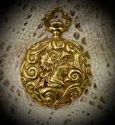 Spectacular 18K Repoussed Pocketwatch
