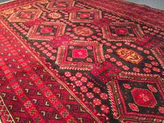 STUNNING AFGHAN  RUG 3'.7" X7'.0"
