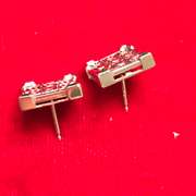 14K WHITE GOLD DIAMOND STUDS