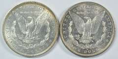 Super flashy 1880-P & 1881-O Morgan Silver Dollars