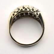 Flashy Field of Diamonds Ring