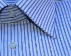 Super Fine Quality Blue Shirt By Di Stefano