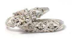 Precious Diamond Wedding Set in 14KT White Gold