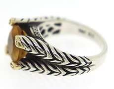 Vintage Sterling Silver Gemstone Ring