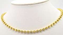 Sterling silver gold plated BEAD chain