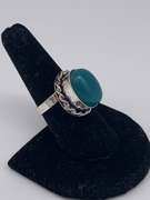 Gorgeous Natural Gemstone & Silver Cocktail Ring
