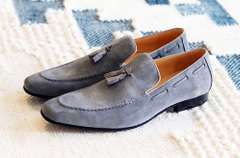 Spectacular Suede Slip-on-Loafer from Carrucci