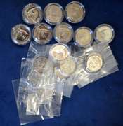 10 EACH 1986 PR. & BU STATUE OF LIBERTY HALF DOLLARS
