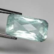 Checkerboard top 3.44ct untreated Aquamarine