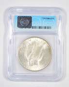 MS64 1935-S Peace Silver Dollar - Graded ICG