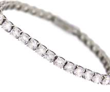Fantasia by Deserio Cubic Zirconia Tennis Bracelet