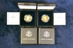 4 1999  PROOF SUSAN B. ANTHONY DOLLARS IN ORIGINAL BOX