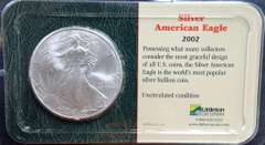 2002 Silver Eagle in Holder