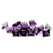 Amazing 4.57ct matched bright purple Amethyst set