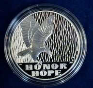 US MINT 911 1 OZ. ROUND IN CAP & BOX  .999 SILVER