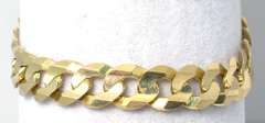 Heavy Cuban-Link Bracelet in 14KT Yellow Gold