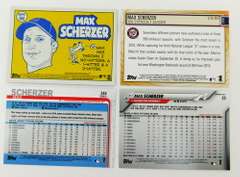 4 Max Scherzer, Nationals Baseball Cards